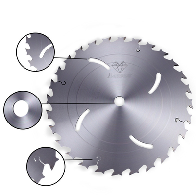 شراء 350 28T ألمانية الصناعية المنشارات الدائرية شفرات بدون شفرات لتمزيق الخشب online manufacture
