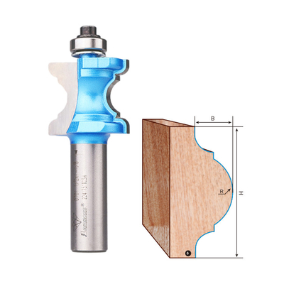 مكافحة التآكل العملية أنف الثور بت ، متعددة الوظائف Bullnose CNC راوتر بت