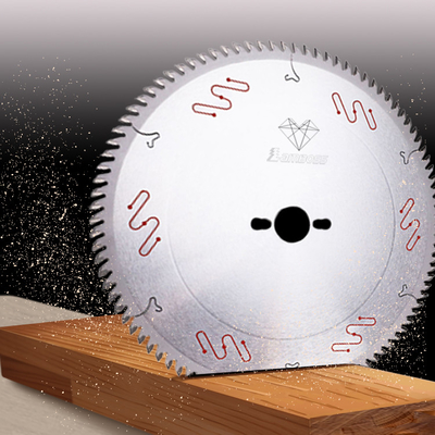 300mm قطر TCT شفرات المنشار الدائرية الخشب 300 * 96T مع خط الصمت