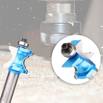 Lamboss Concave Bull Nose Router Bits العمل بالخشب نصف مستديرة القطع الجانبي
