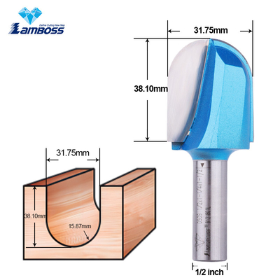 Lamboss Dovetail Router Bit تصنيع الخشب الشفرة الطويلة الأنف المستدير